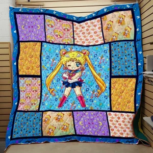 Sailor Moon Quilt Blanket and Home Decor