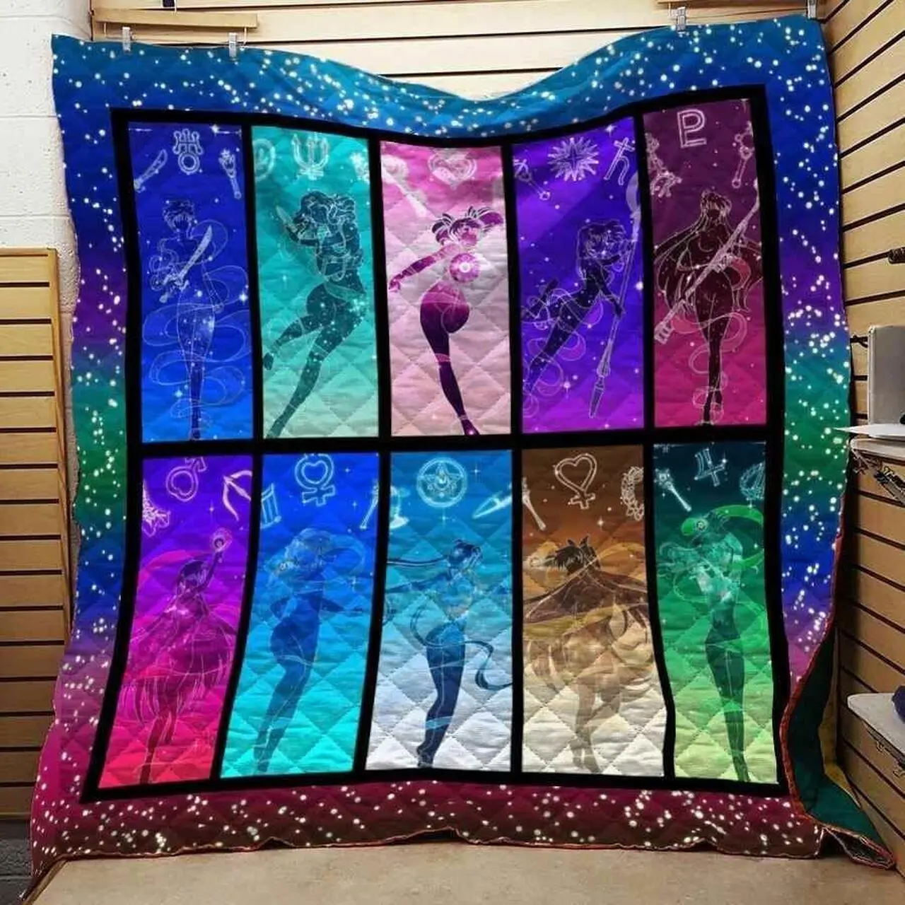 Sailor Moon Transformation Colorful Blanket Th0509 Quilt and Home Decor