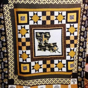 Saints Quilt Blanket Bn14 Quilt and Home Decor