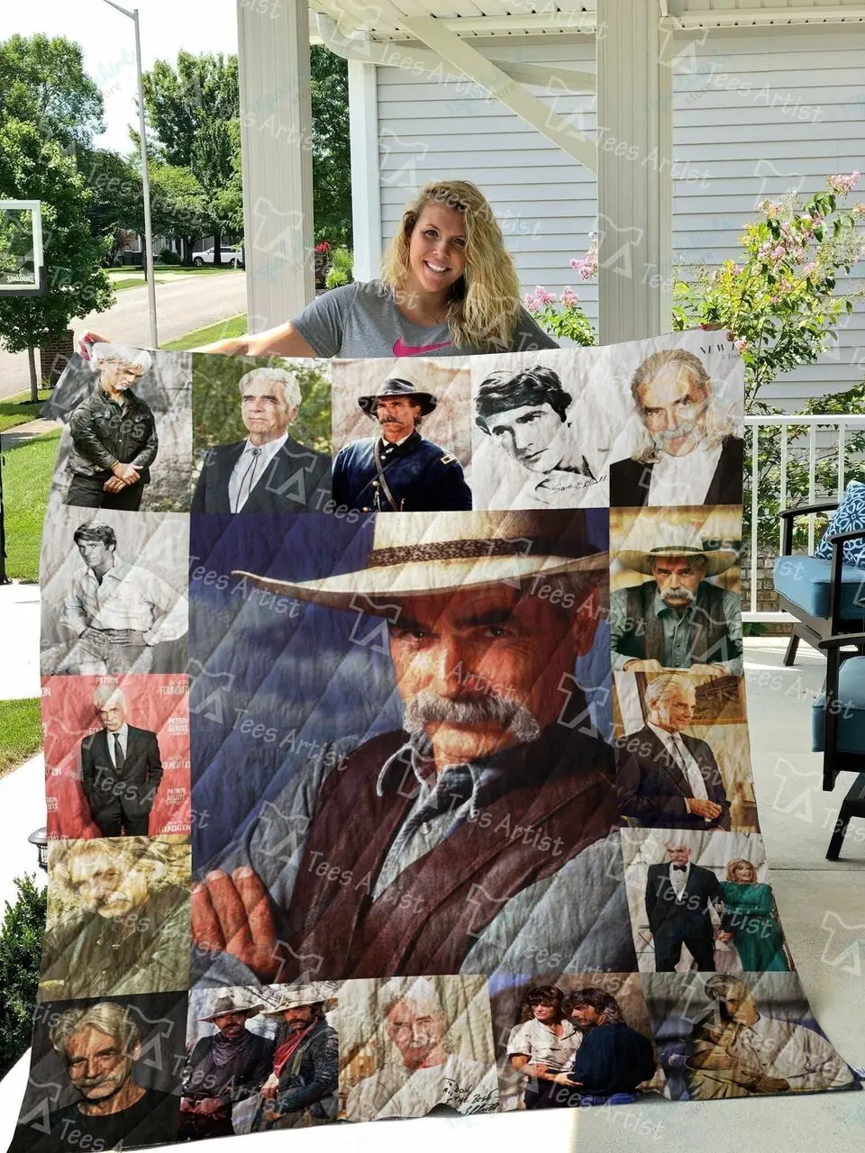 Sam Elliott Quilt Blanket 01028 and Home Decor