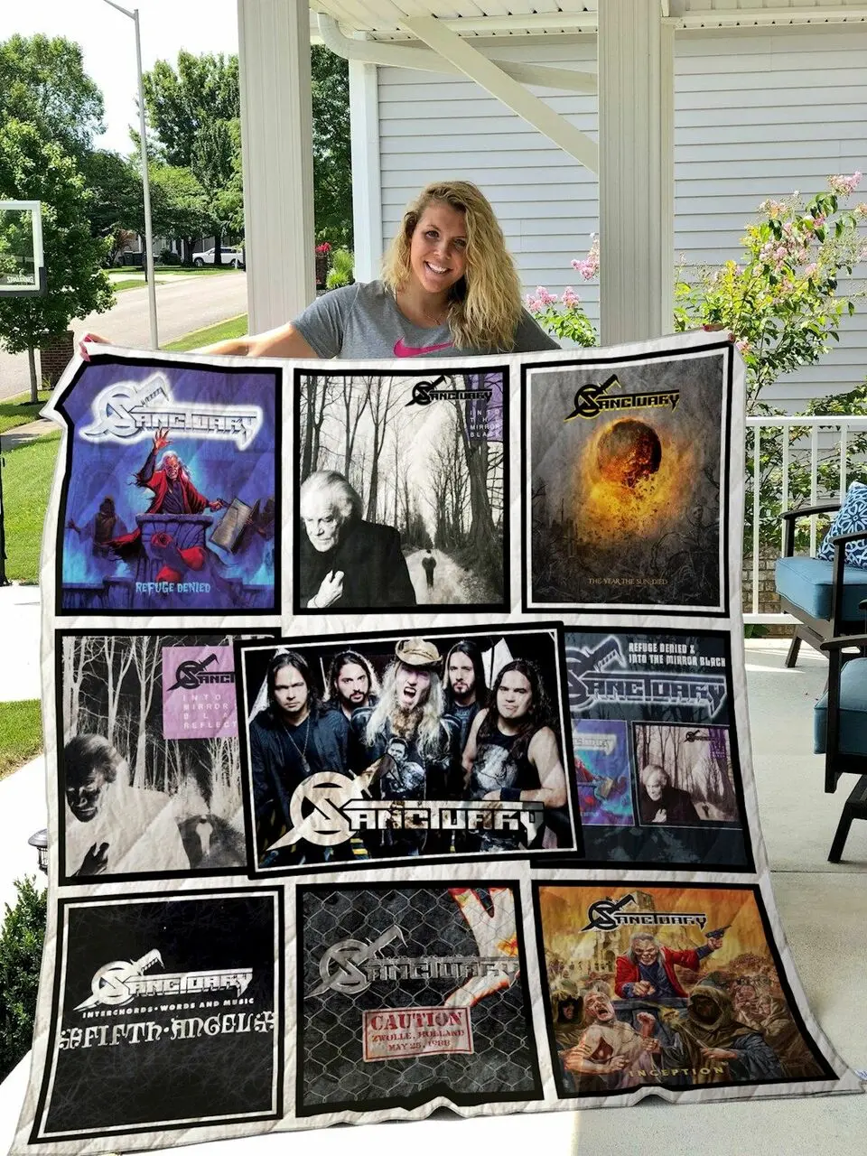 Sanctuary Quilt Blanket and Home Decor