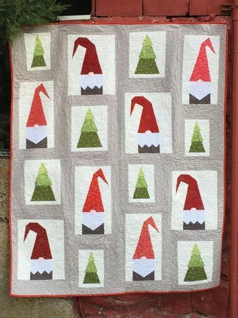 Santa Us Christmas Quilt Tdhpt and Home Decor