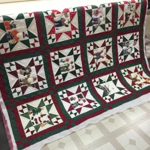 Santa Us Quilt Tdhab and Home Decor