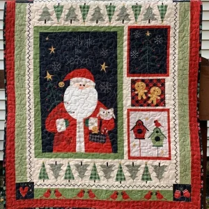 Santa Us Quilt Tdhdv and Home Decor