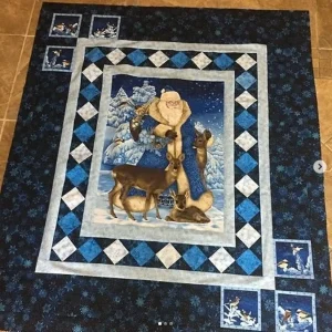 Santa Us Quilt Tdhga and Home Decor