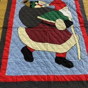 Santa Us Quilt Tdhji and Home Decor