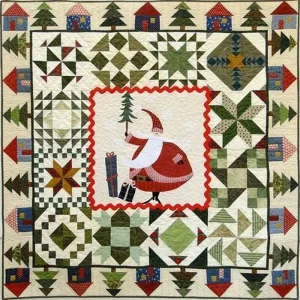 Santa Us Quilt Tdhri and Home Decor