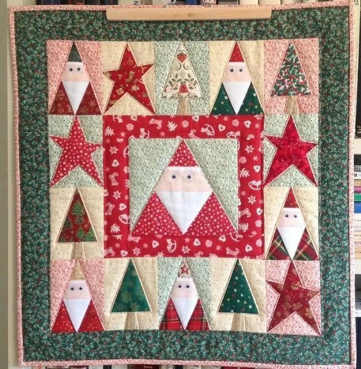 Santa Us Quilt Tdhsn and Home Decor