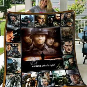 Saving Private Ryan Quilt Blanket Hvt070603 Quilt and Home Decor