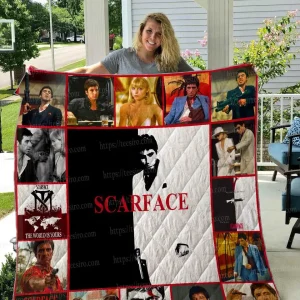 Scarface Quilt Blanket 01 and Home Decor