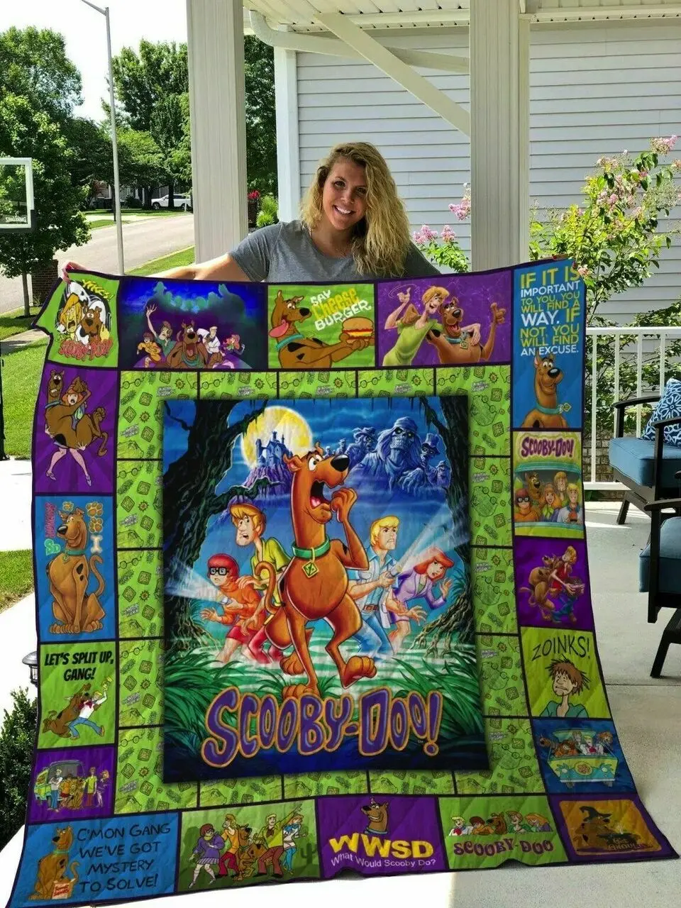 Scooby Doo 003 Quilt Blanket and Home Decor