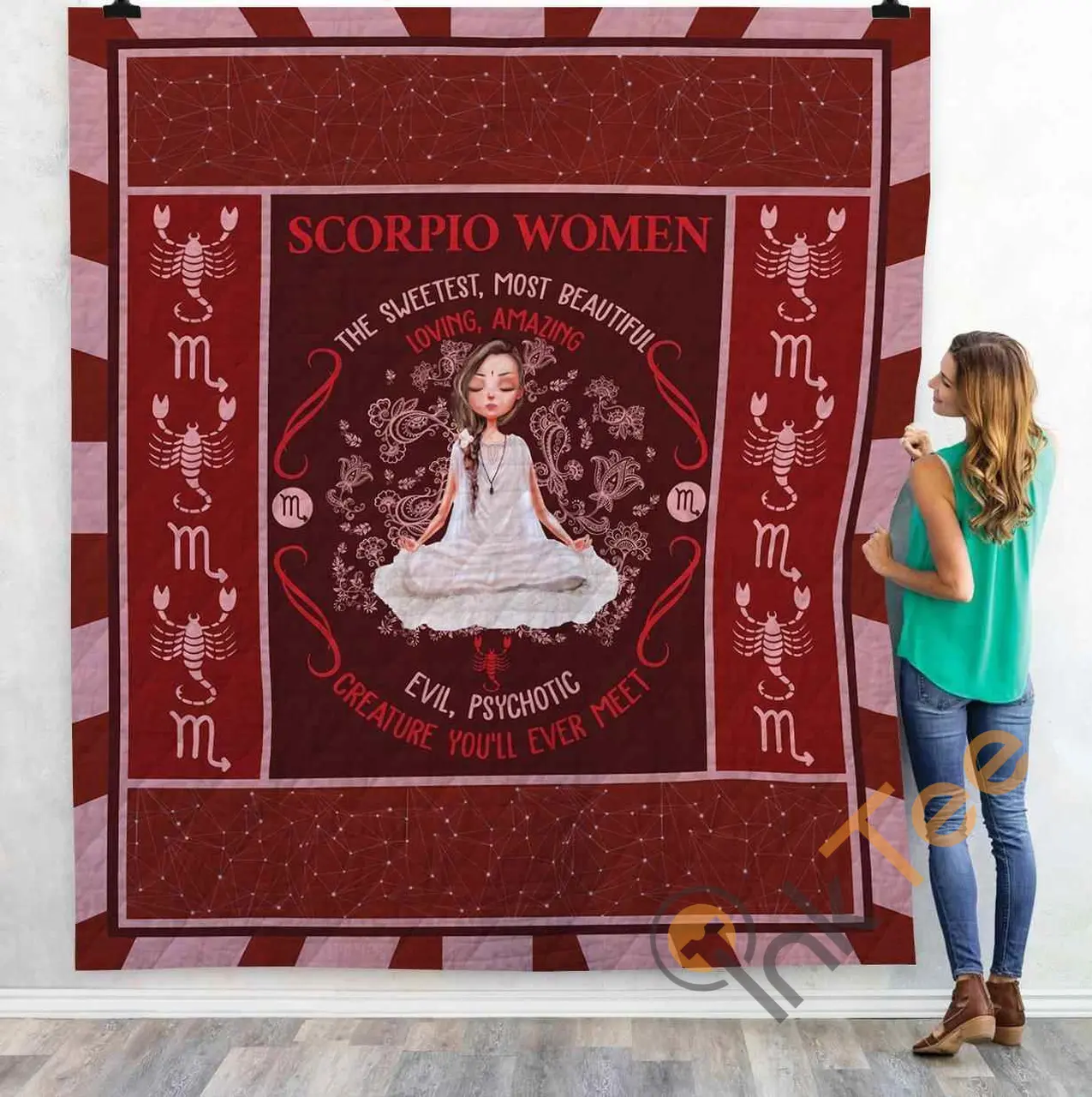 Scorpio Horoscope Blanket TH0607 Quilt and Home Decor