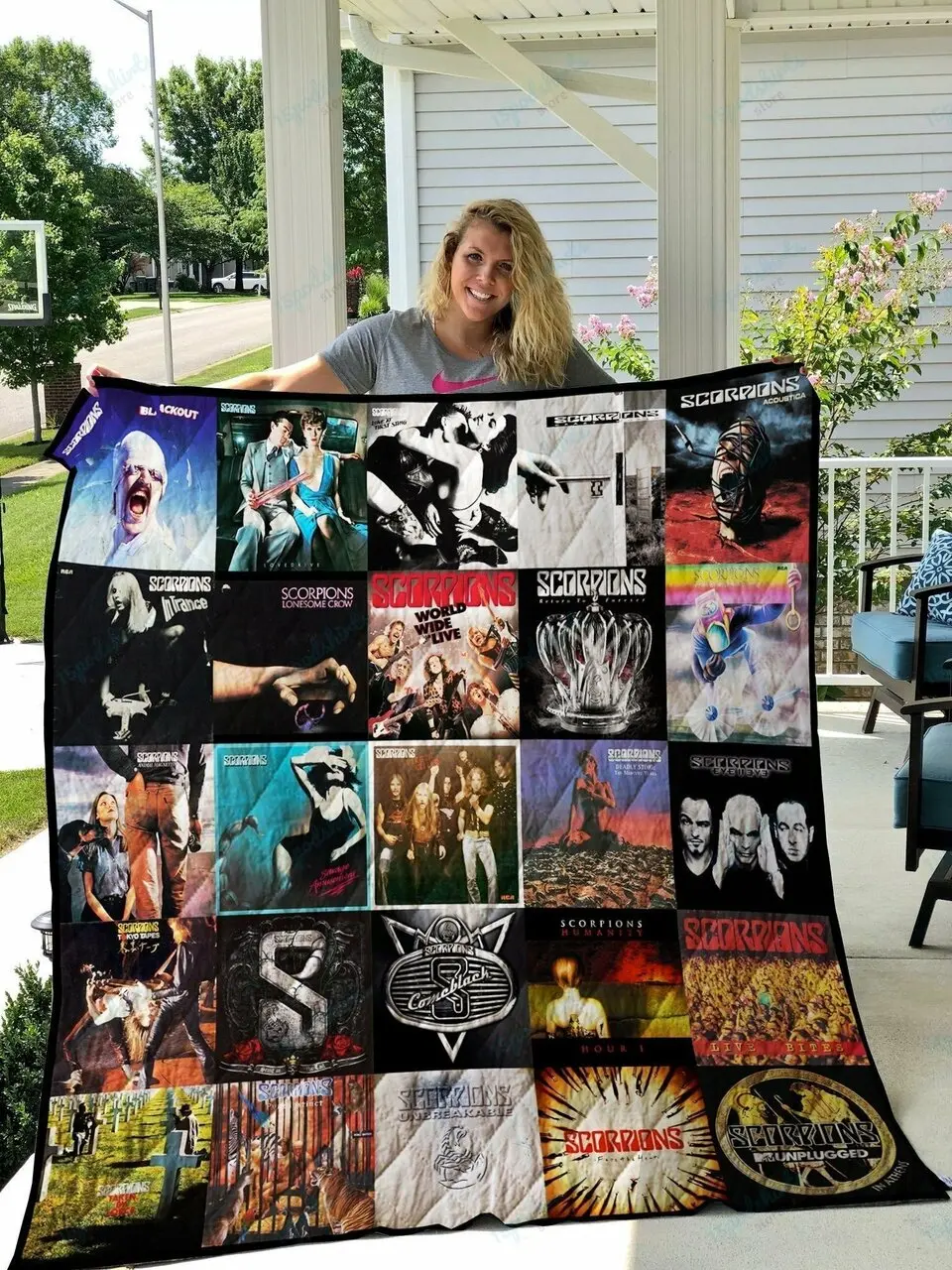 Scorpions Quilt Blanket 0736 and Home Decor