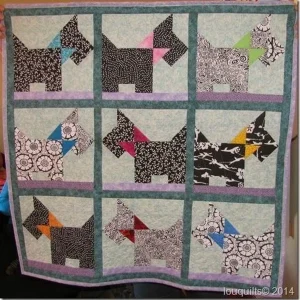 Scottie Dog Quilt Tdhii and Home Decor