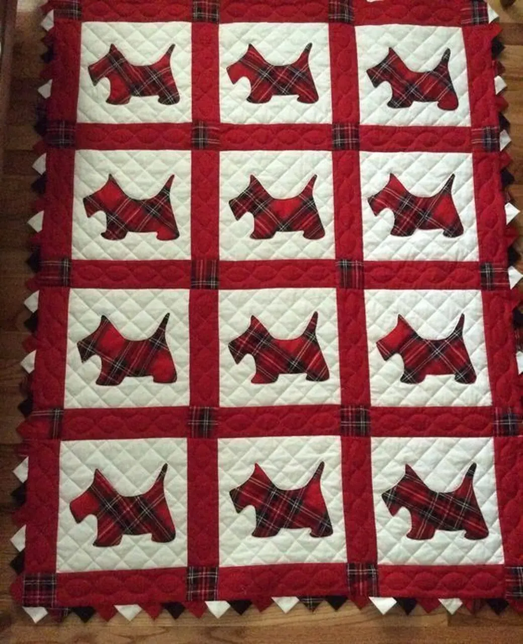 Scottish Terrier Cla1410527Q Quilt Blanket and Home Decor
