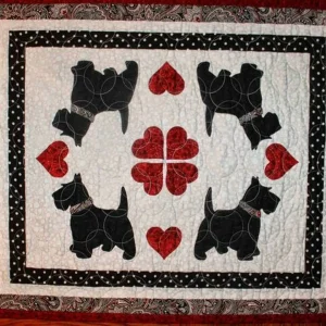 Scottish Terrier Cla1410528Q Quilt Blanket and Home Decor