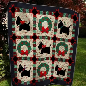 Scottish Terrier Quilt Tdhvm and Home Decor