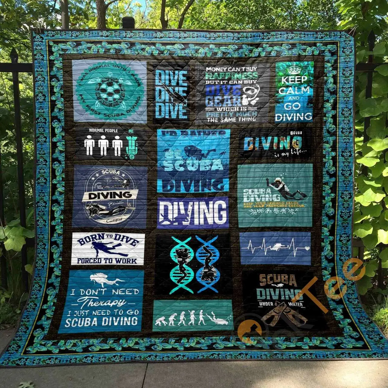 Scuba Diving Blanket TH0107 Quilt and Home Decor