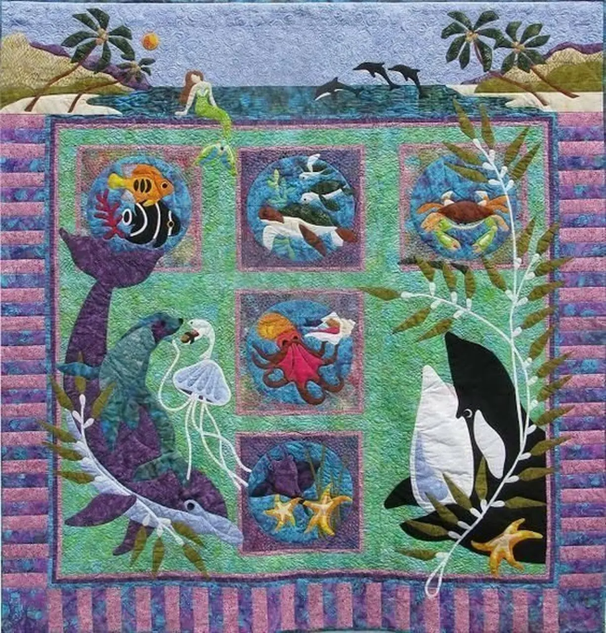 Sea Clp040742 Quilt Blanket and Home Decor