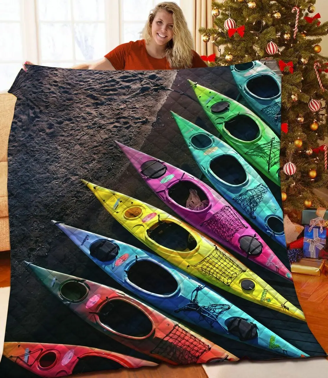 Sea Kayak JFJ12343 3D Customized Quilt 2707 and Home Decor