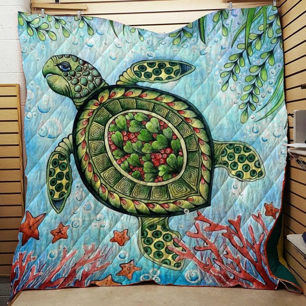 Sea Turtle Quilt Tdhfe and Home Decor