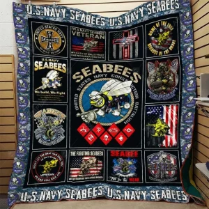 Seabees Clm180643 Quilt Blanket and Home Decor