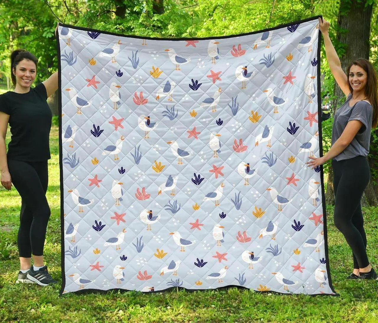 Seagull Cl12100591Mdq Quilt Blanket and Home Decor