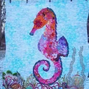 Seahorse Quilt Tdhcf and Home Decor