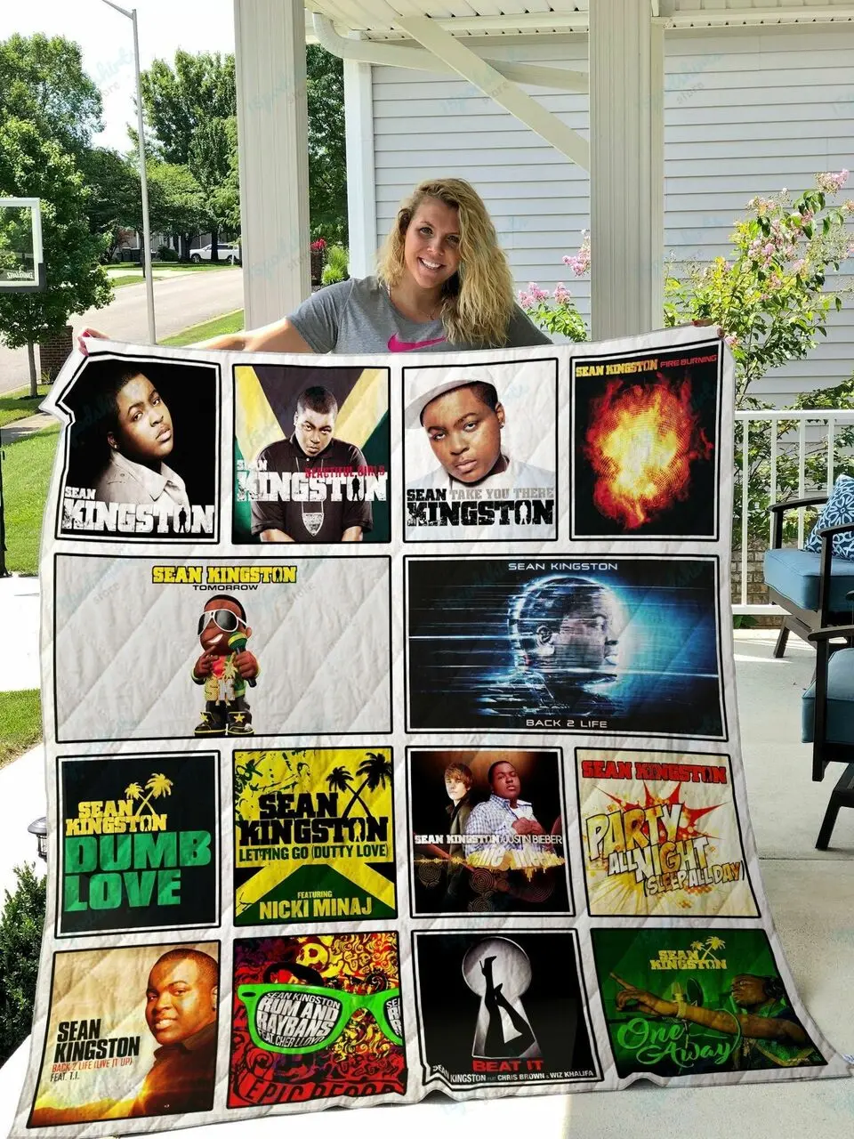 Sean Kingston Quilt Blanket and Home Decor