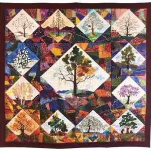 Season Tree Quilt Tdhpg and Home Decor