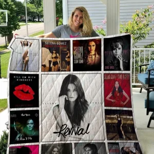 Selena Gomez Quilt Blanket and Home Decor