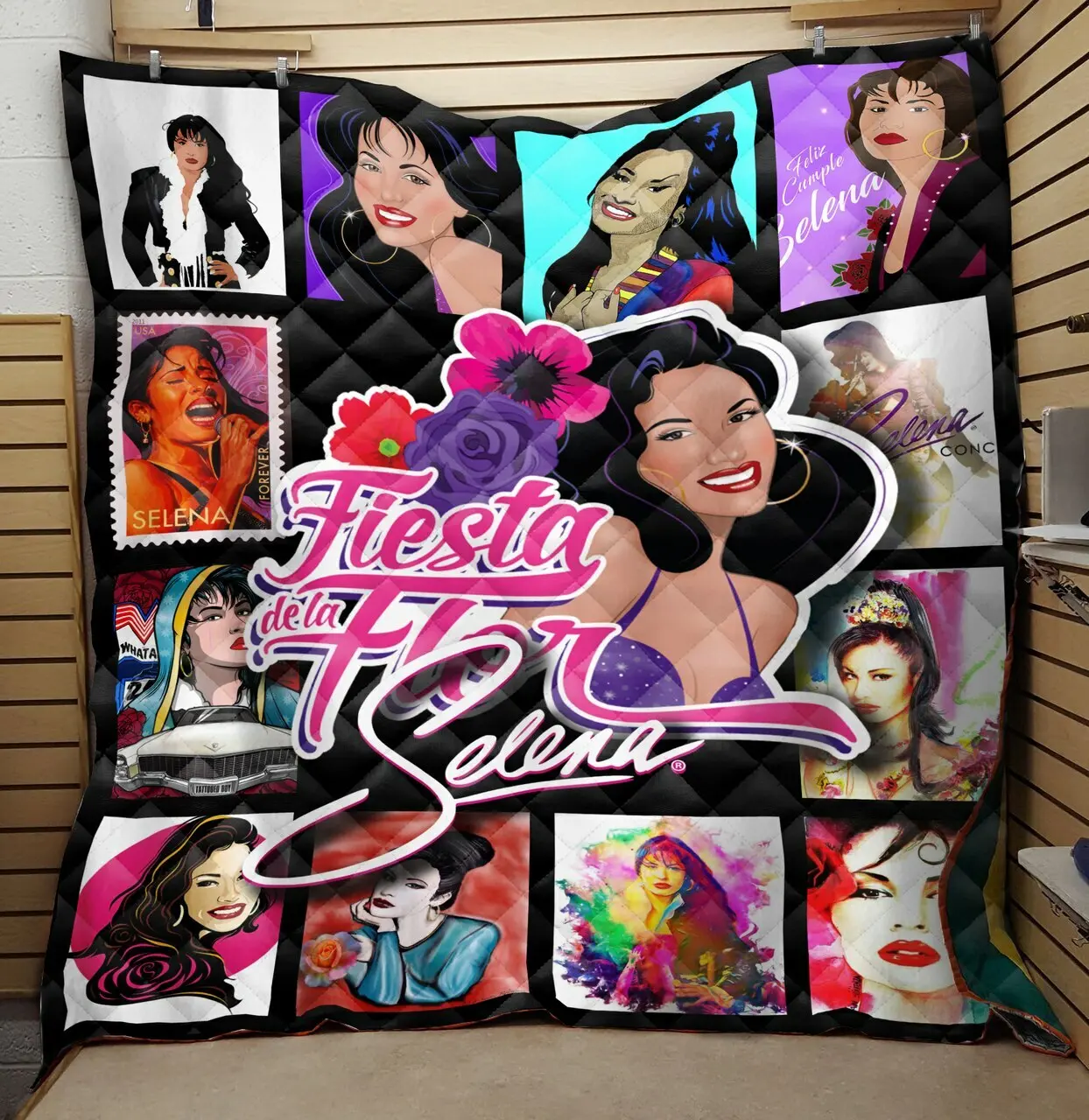 Selena Quintanilla Quilt Blanket 11 and Home Decor