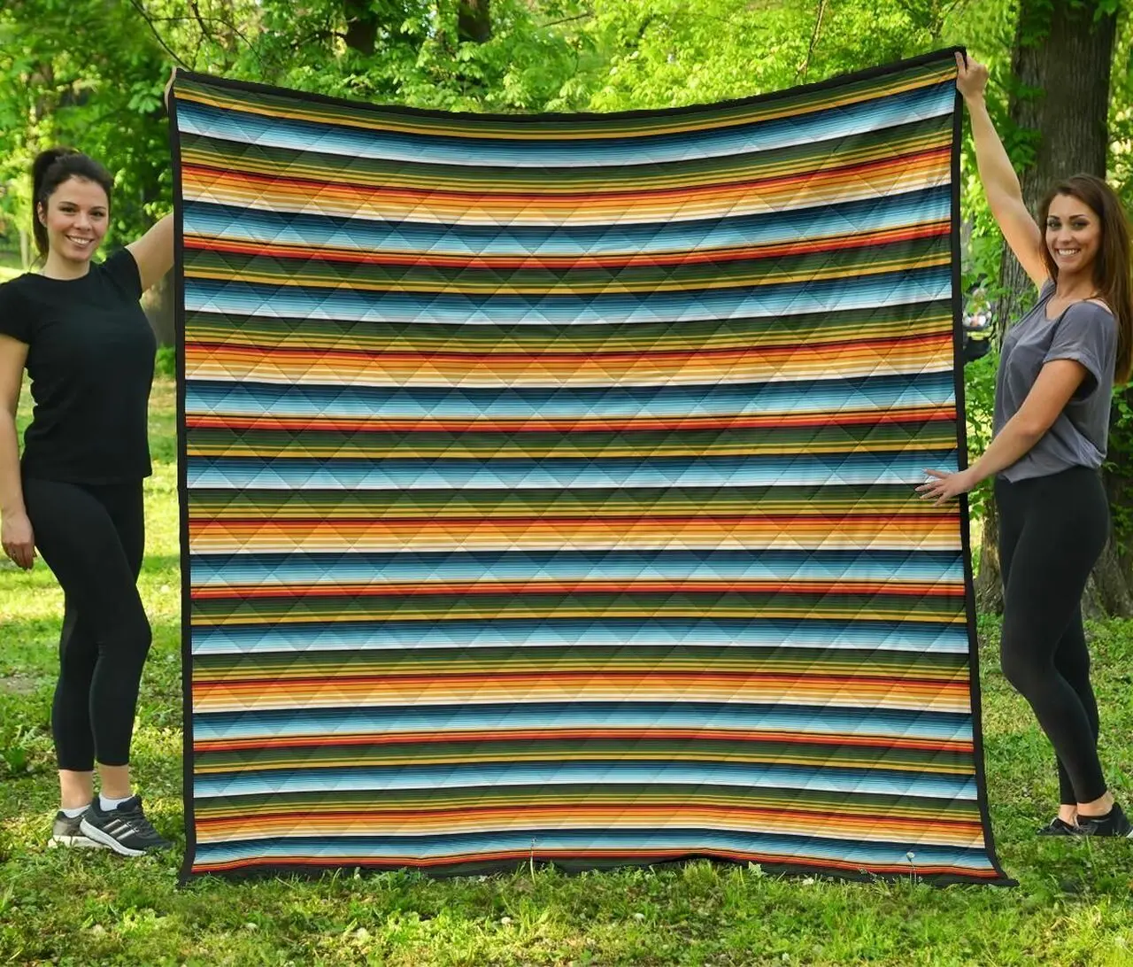 Serape Dayz Quilt Blanket and Home Decor