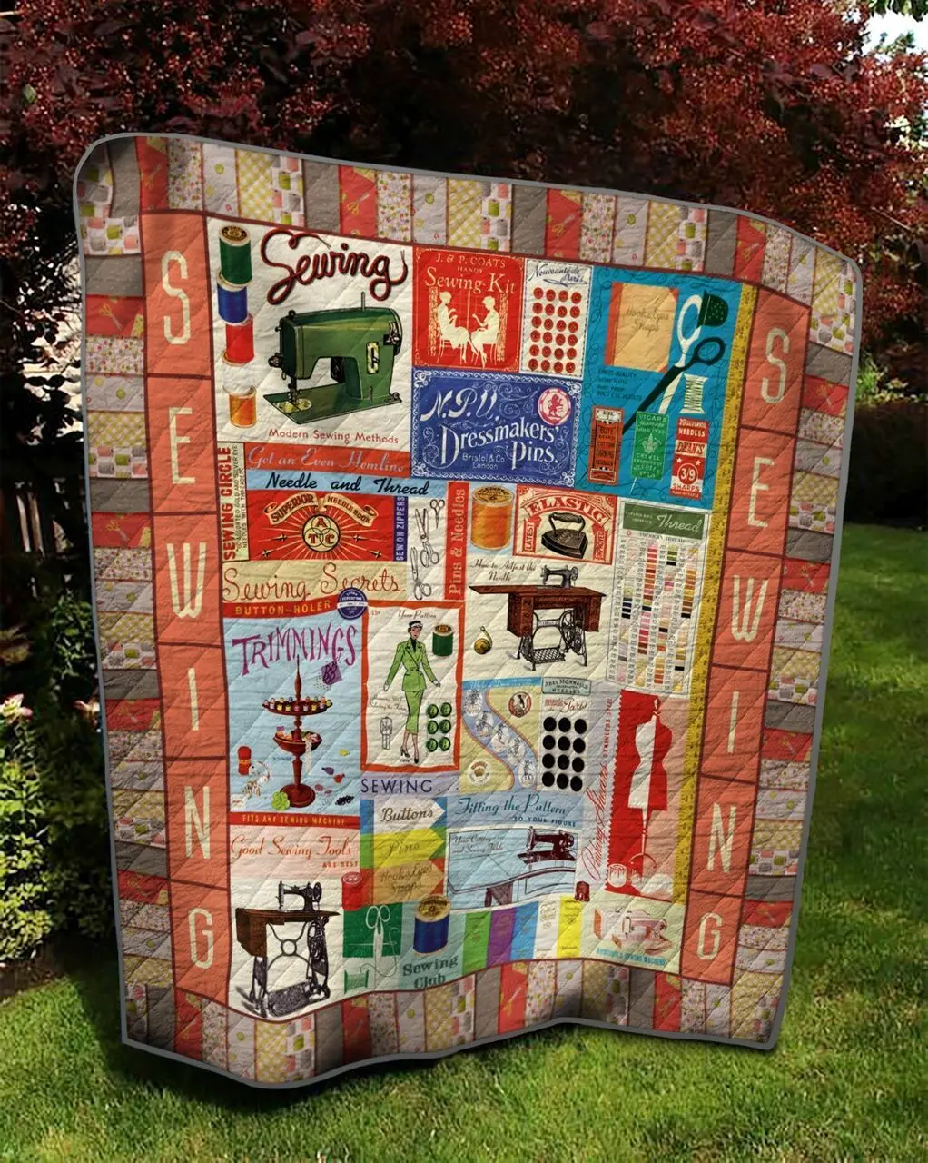 Sewing Quilt Tdher and Home Decor