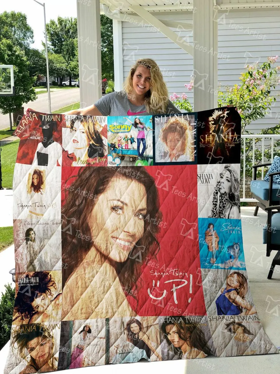 Shania Twain Quilt Blanket 01263 and Home Decor