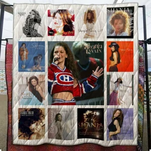Shania Twain Quilt Blanket and Home Decor