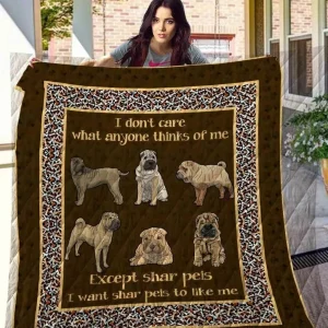 Shar Pei 09 Blanket Th10072019 Quilt and Home Decor