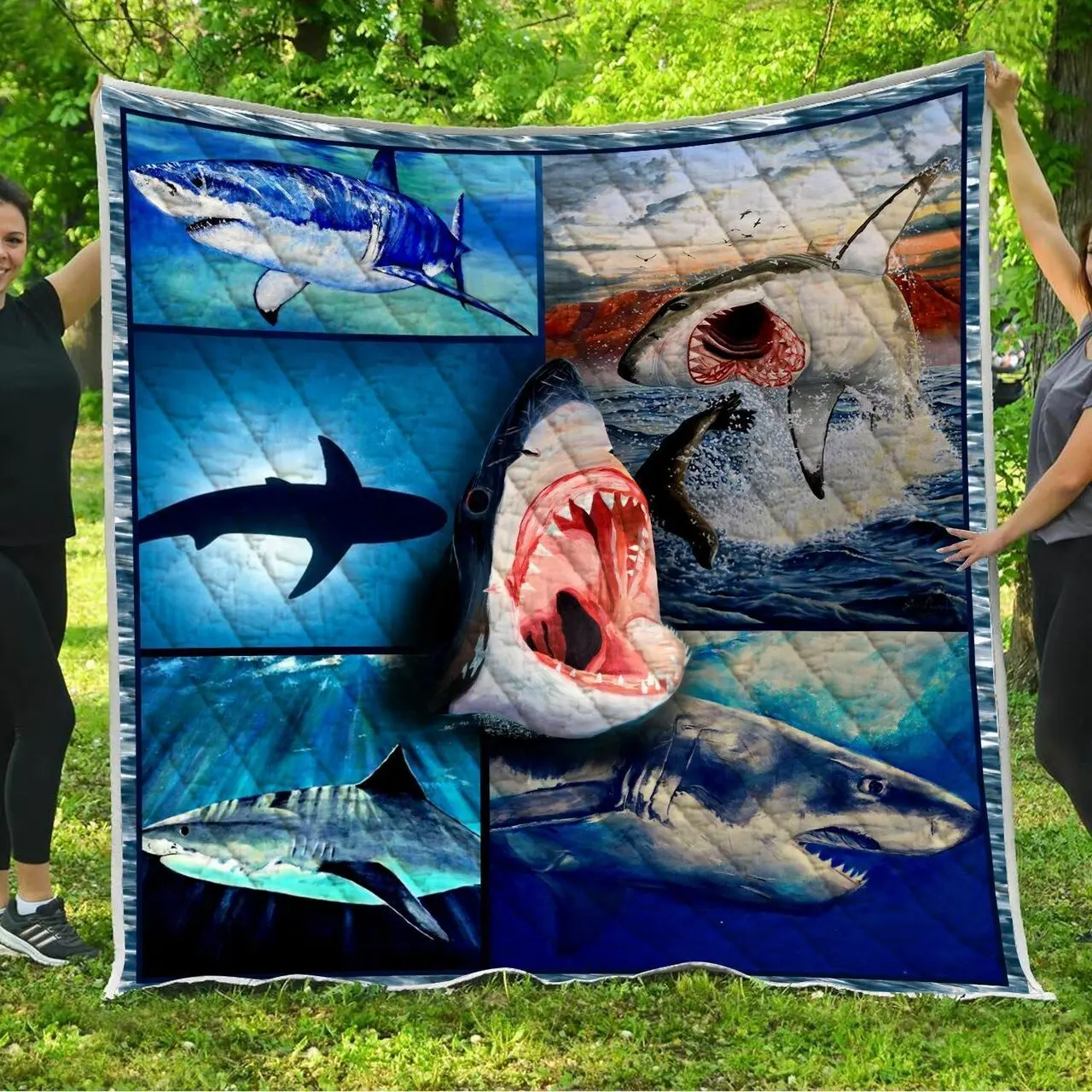 Shark Quilt Tdhwl and Home Decor