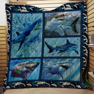 Shark Quilt V1 and Home Decor