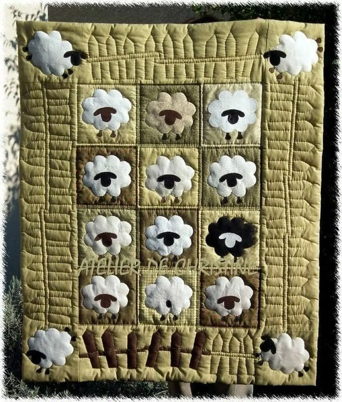 Sheep Cla170649 Quilt Blanket and Home Decor