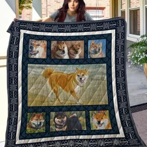 Shiba Inu Quilt Tdhas and Home Decor