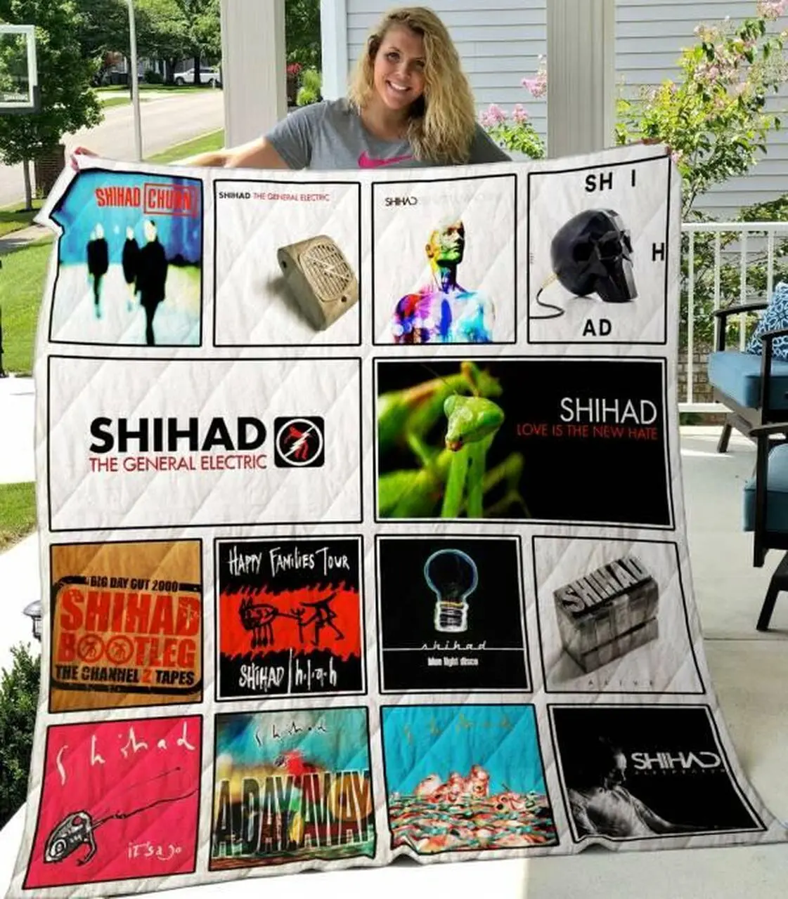 Shihad Quilt Blanket M100602 Quilt and Home Decor