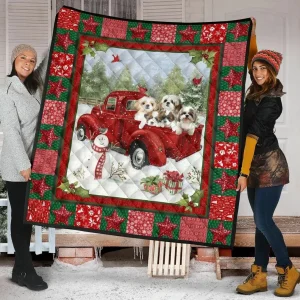 Shihtzu Quilt Blanket Dhc09121467Dd and Home Decor