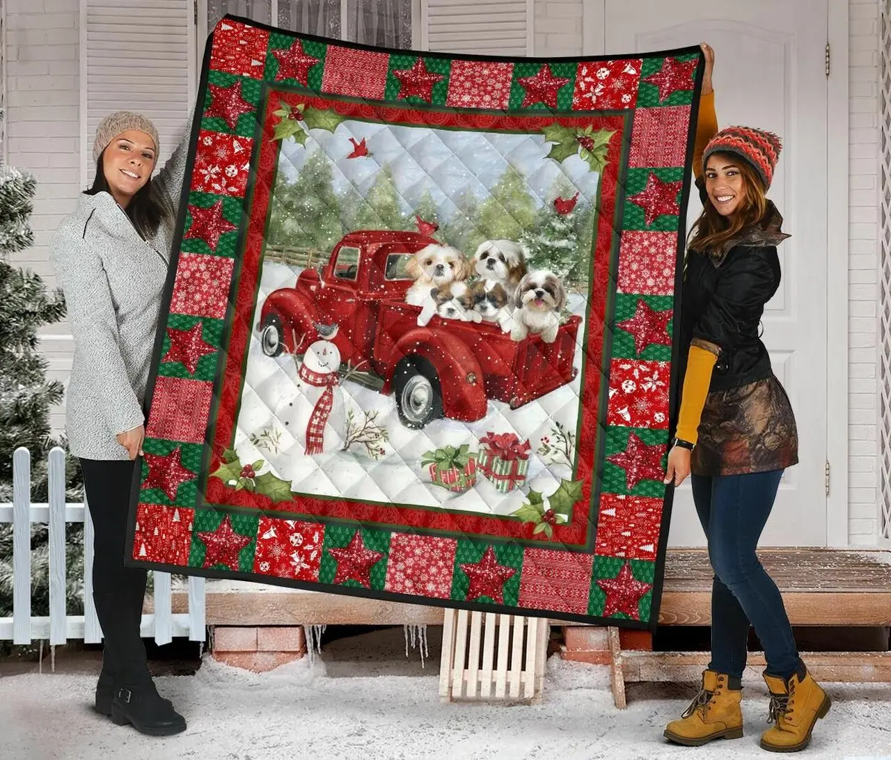 Shihtzu Quilt Blanket Dhc09121467Dd and Home Decor