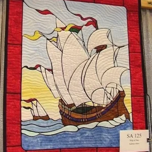 Ship At Sea Quilt Tdhxm and Home Decor