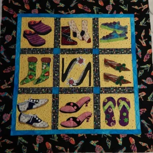 Shoes Quilt Tdhml and Home Decor