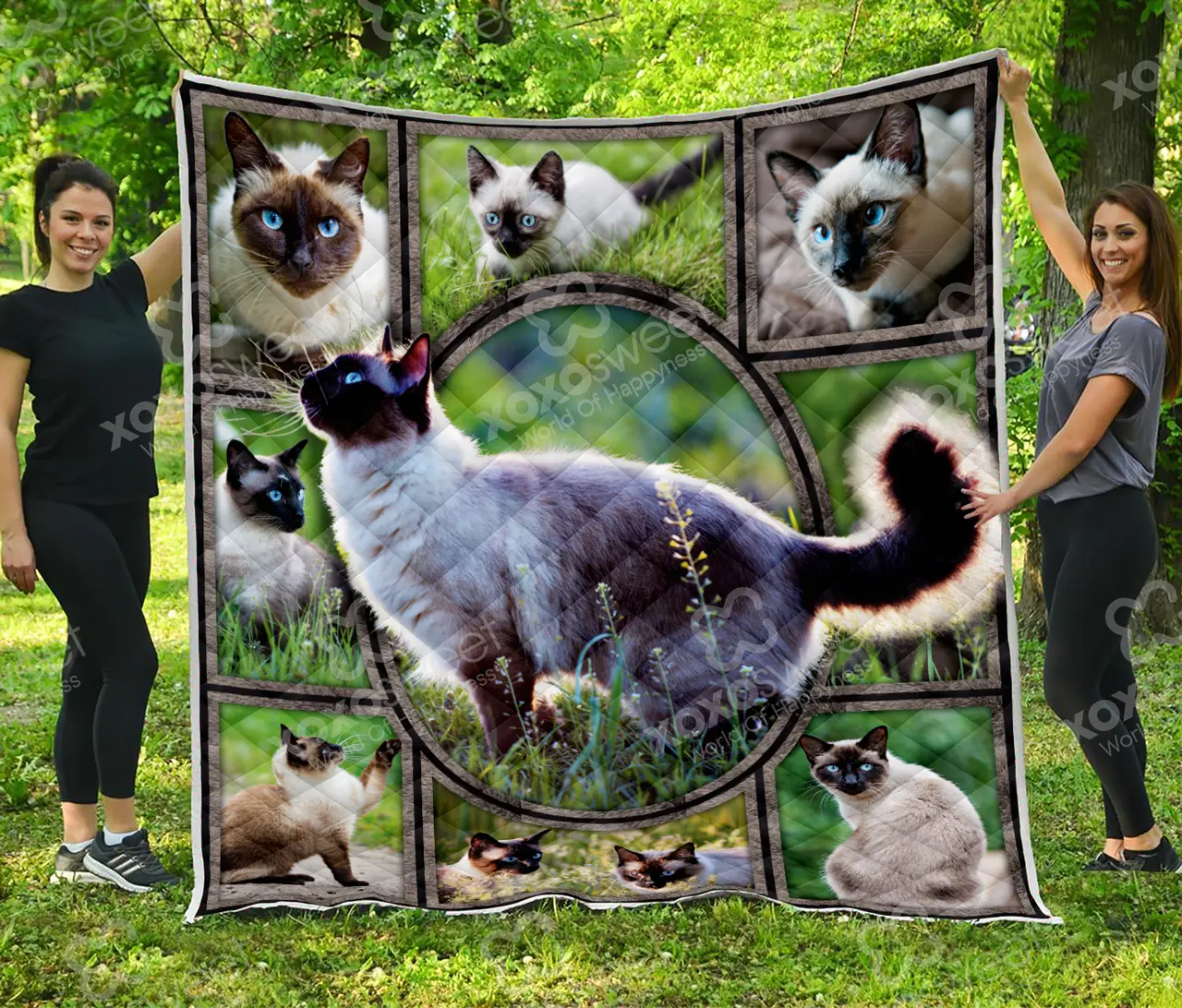 Siamese Cat Quilt and Home Decor