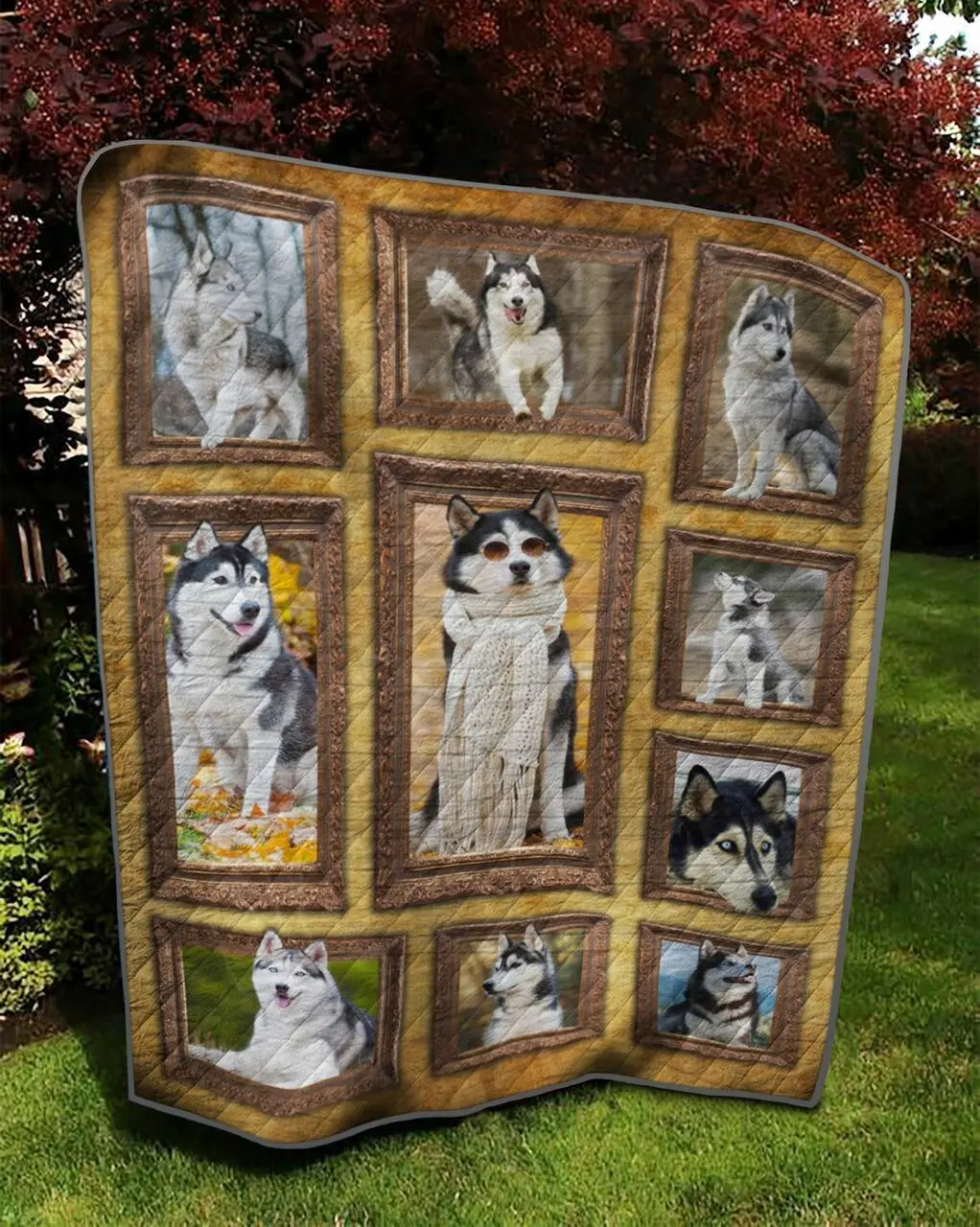 Siberian Husky Hn Quilt Tdhqh and Home Decor