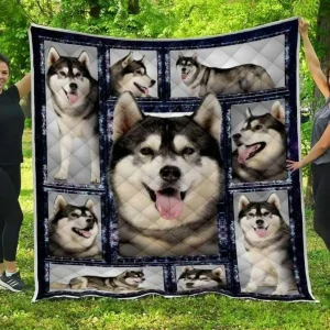 Siberian Husky Quilt Quilt and Home Decor