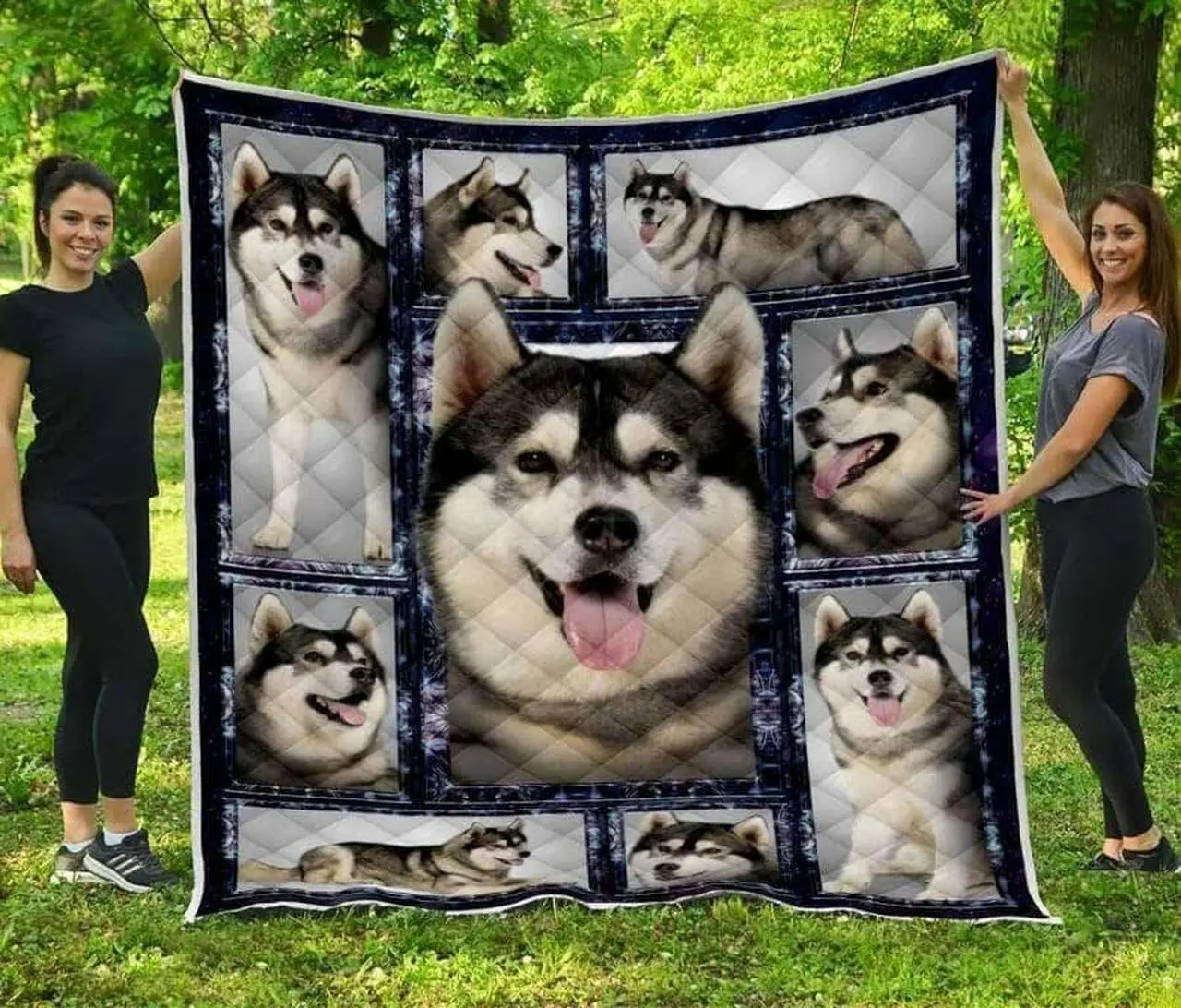 Siberian Husky Quilt Quilt and Home Decor